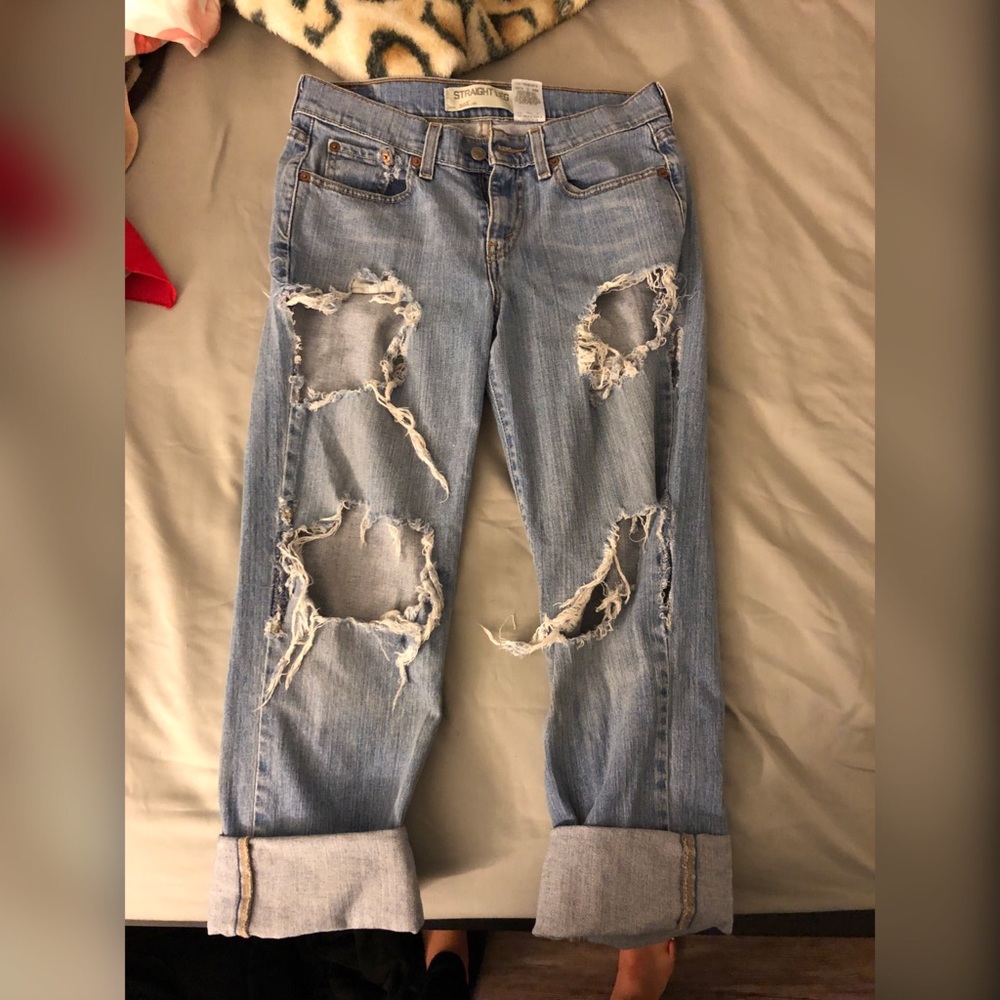 Original Levi Strauss ripped jeans